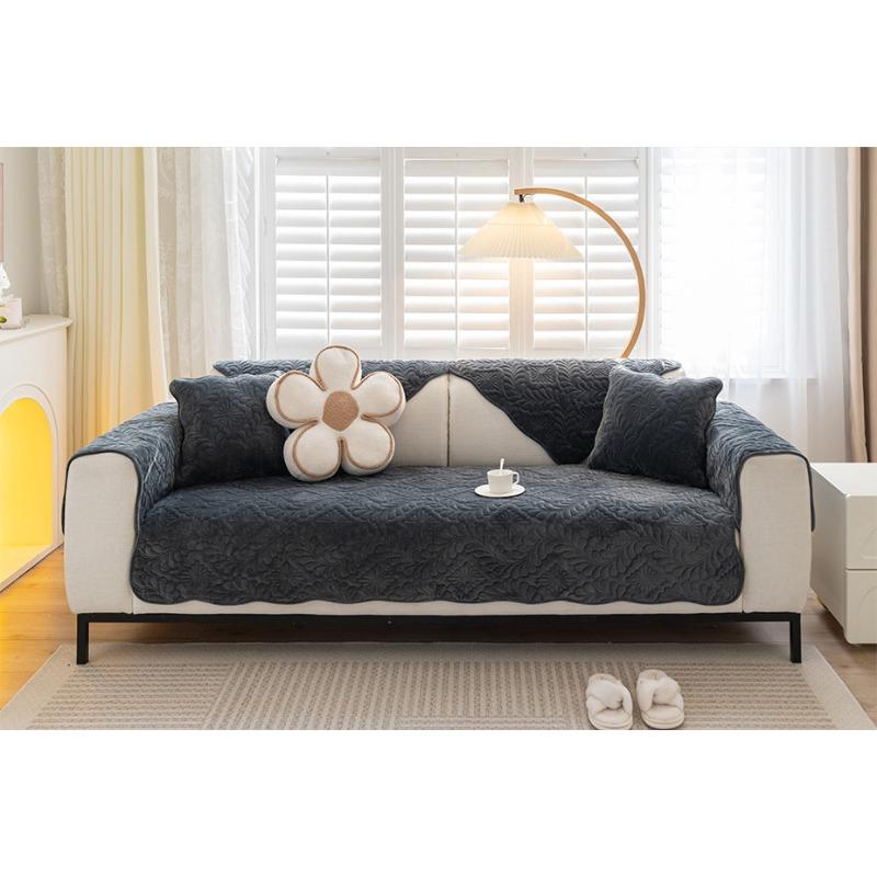 

Скандинавская подушка для дивана, простая, современная, универсальная, на четыре сезона, чехол для дивана, ткань, элегантная, легкая, роскошная, нескользящая подушка 70*70cm чёрный