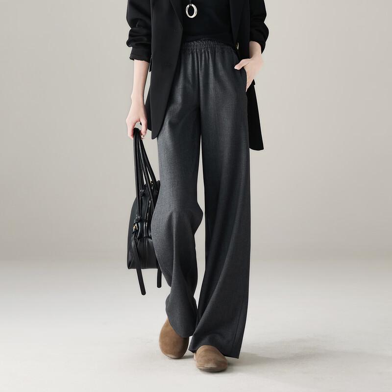 SOFSIL Women s High-Waist Wide-Leg Casual Pants 27/M