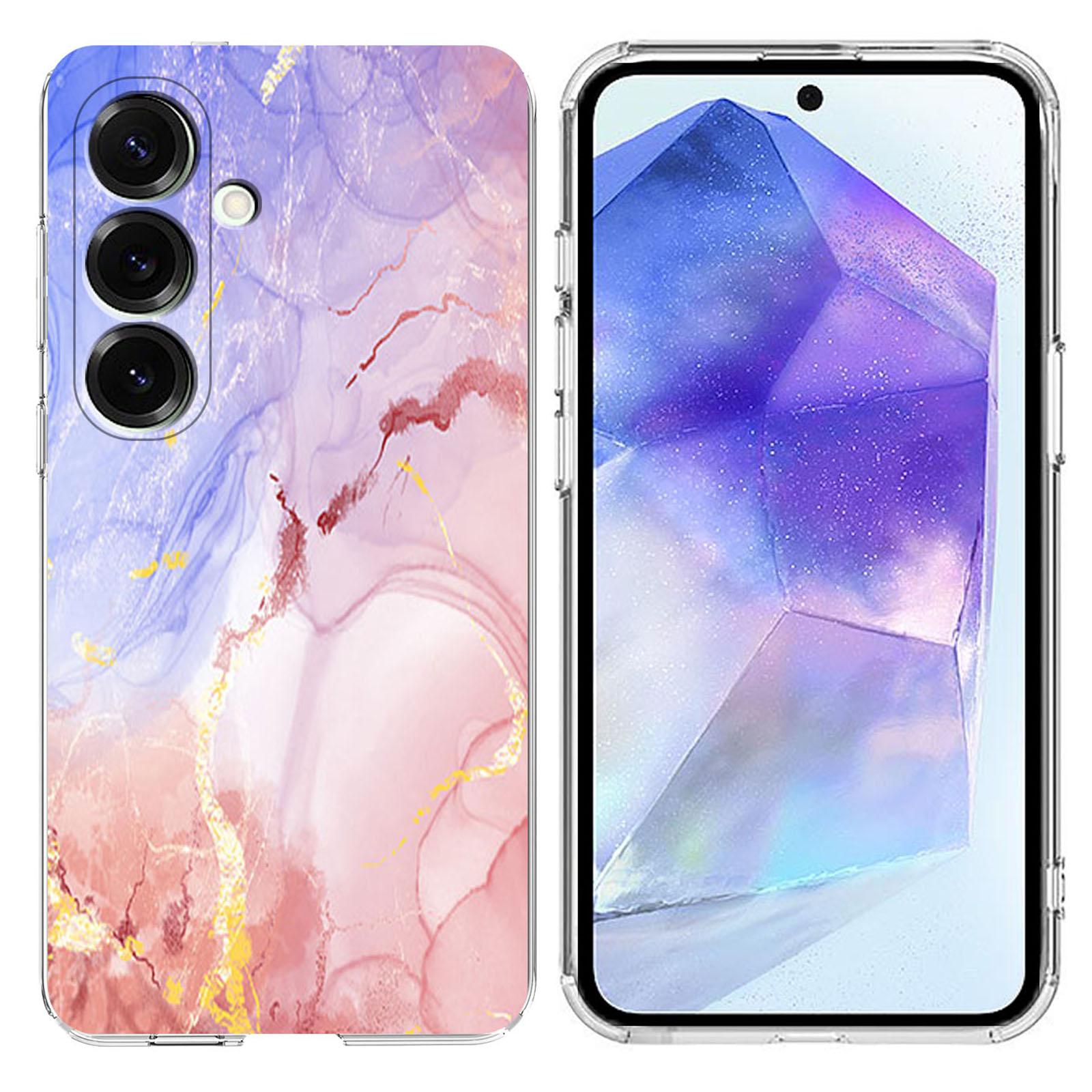 

For Samsung Galaxy A55 5G Case Marble Pattern Printing Soft TPU Phone Cover C