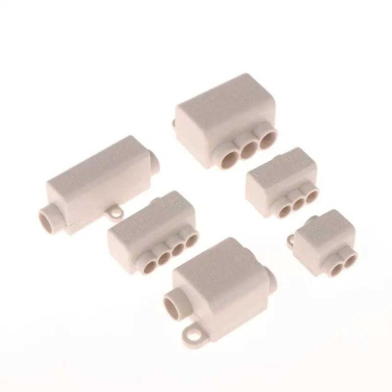 1/3PCS Screw Wiring Terminal Block High Power 1 In Multiple Out Cable Splicing 60A/400V 1-6mm2 Wire Connector
