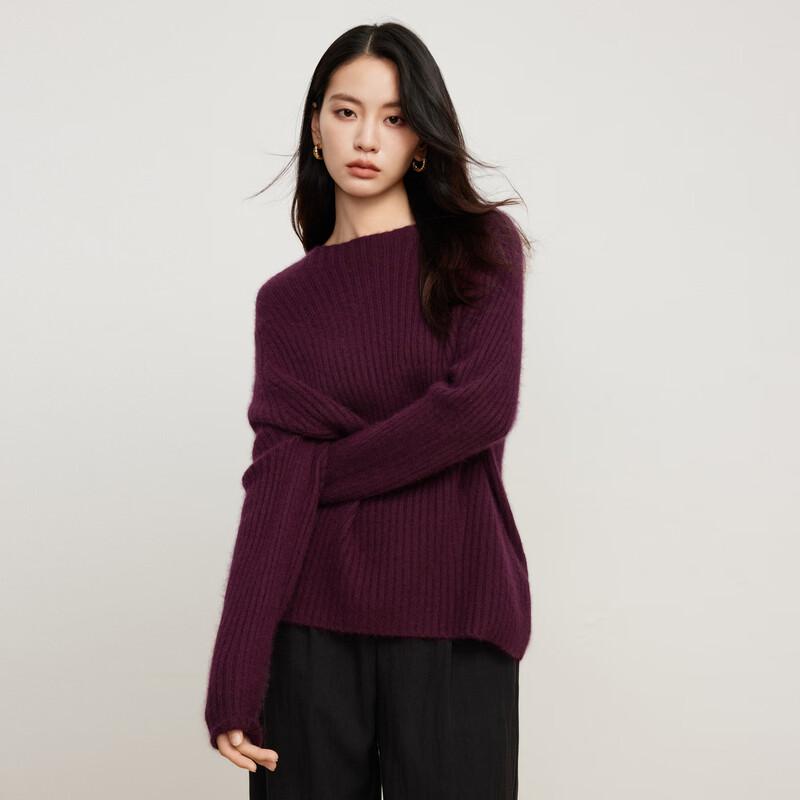 

Elva Island Women s Elegant Long-Sleeve Knitted Sweater S