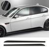 Car Decor Sports Side Skirt 5D CARBON FIBER Sticker Fit For BMW F10 E86 F30 Z4