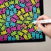 DIY Coloring Blanket Washable Color Your Own Blanket Fuzzy Velvet Creative Art Project for Holiday Arts Crafts Activity Party