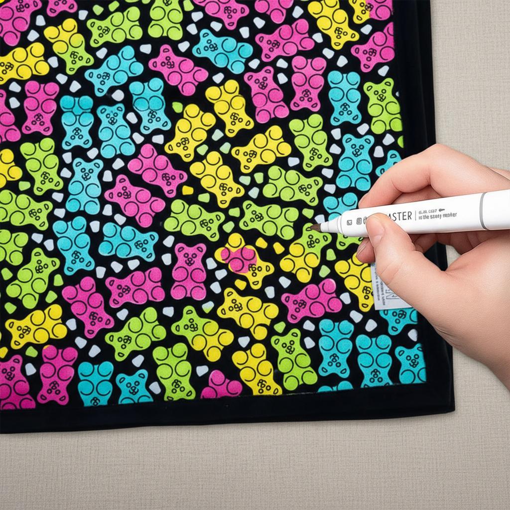 DIY Coloring Blanket Washable Color Your Own Blanket Fuzzy Velvet Creative Art Project for Holiday Arts Crafts Activity Party