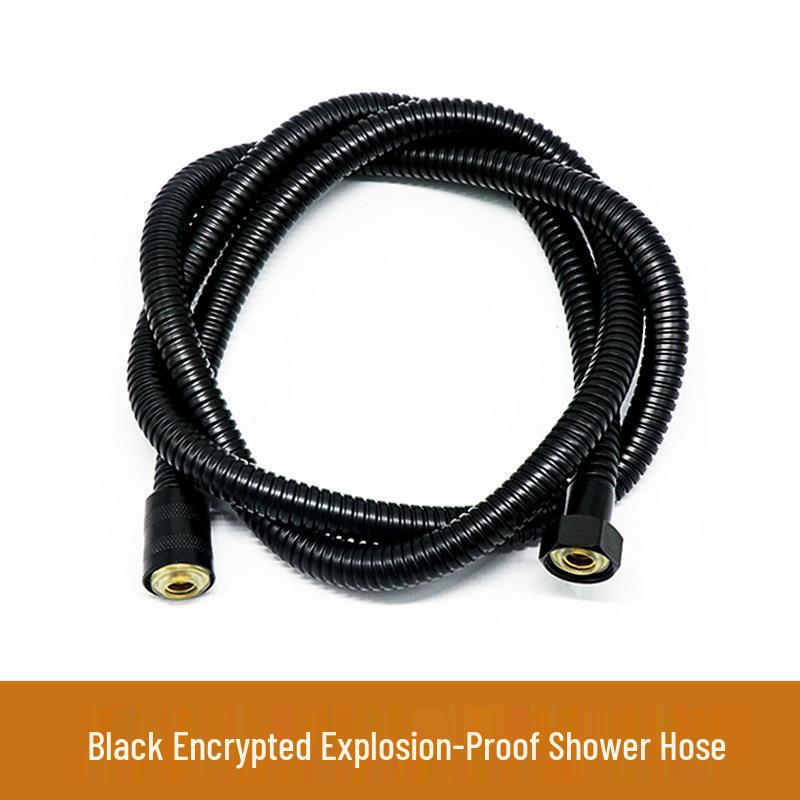 Black Warrior 5-Speed Lotus Handheld Shower Head Set for Bathrooms