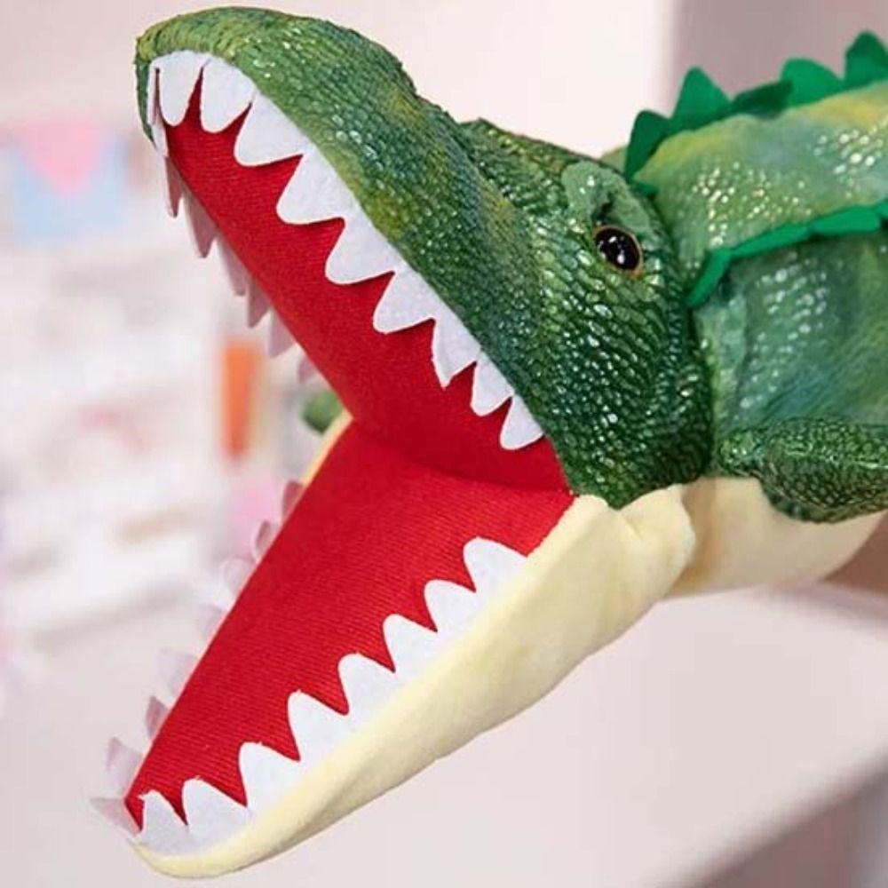 Lizard Snake Plush Hand Puppet Frog Crocodile Storytelling Puppet Animal Hand Puppet Boy And Girl