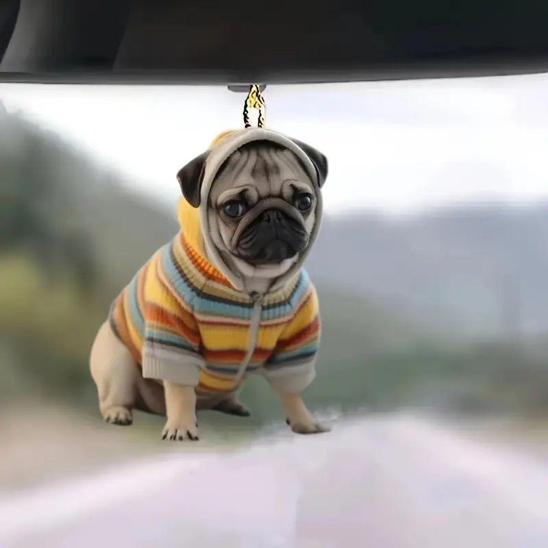 Whimsical Acrylic Cartoon Car Ornament Ideal For Unique Vehicle Decor Ideas