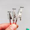 10Pcs Double-ended Alligator Clips Insulated Mixed Colors Test Leads Alligator Clip Welding Stamping Crocodile Clips