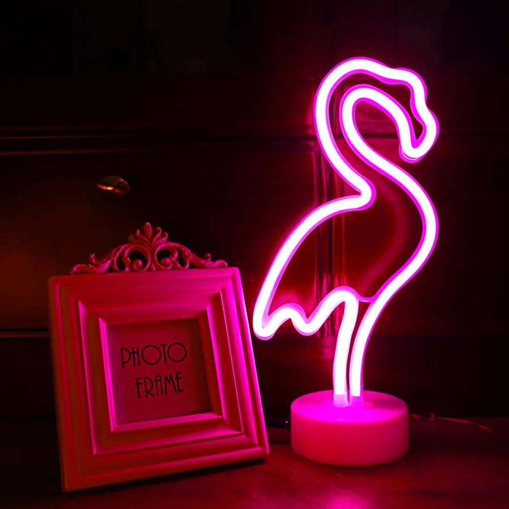 1PC Desktop Neon Light USB/Battery Powered for Room Birthday Party Wedding Decoration Ideal Mother's Day Valentine's Day Gift