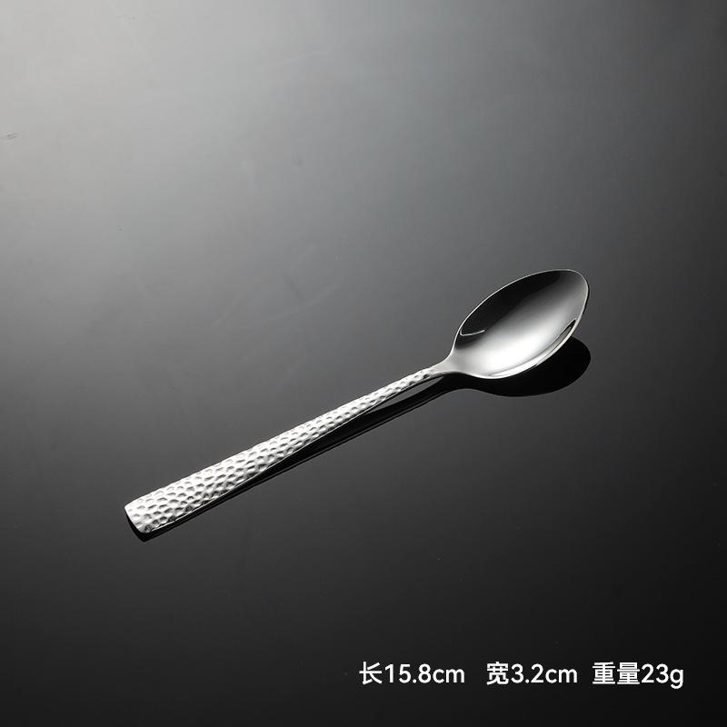 430 Stainless Steel Hammer C007 Series Knives, Forks, Spoons, Square Handles, Western Tableware, Snakeskin Gifts, Water Cube