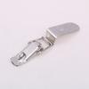 90 Degrees Duck-Mouth Buckle Hook Lock Stainless Steel Spring Loaded Draw Toggle Latch Clamp Clip Silver Hasp Latch Catch Clasp
