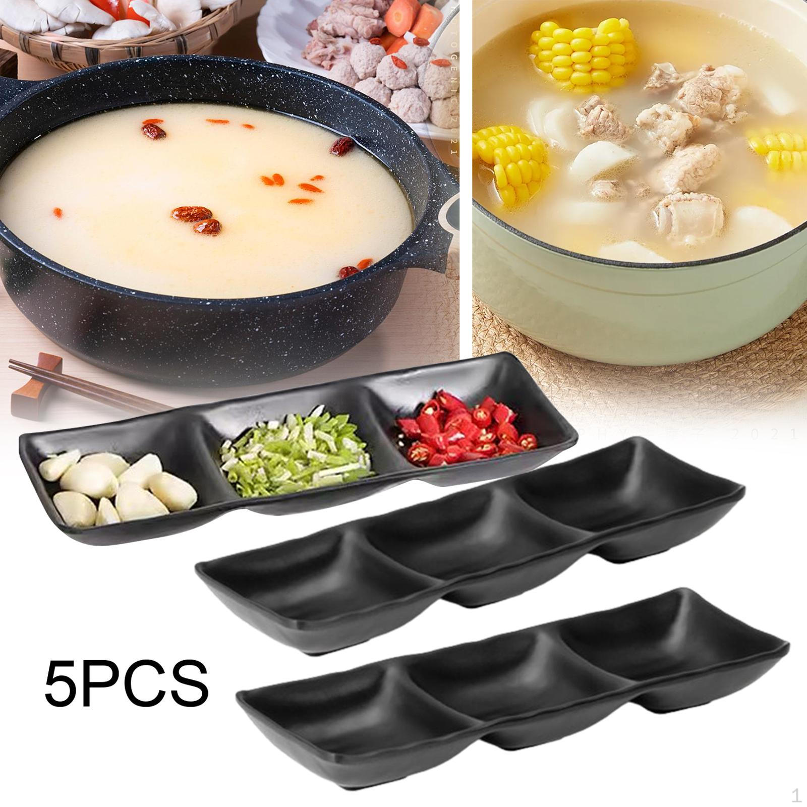 

5 шт. Блюдо для соевого соуса, блюдо для барбекю, многоразовый переносной контейнер для приправ, чашка для макания Style D