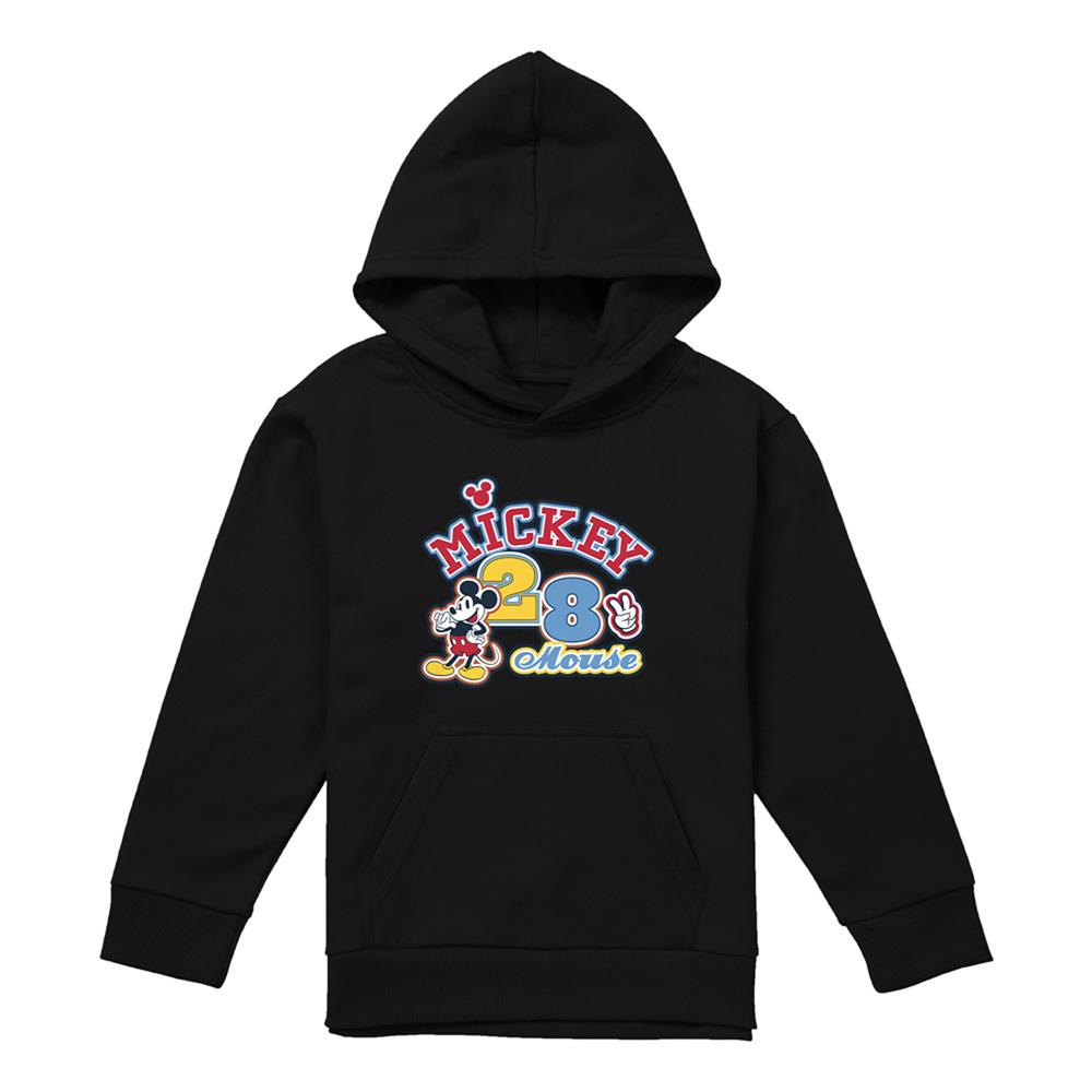 Mickey Mouse Childrens/Kids 28 Badge Heather Hoodie
