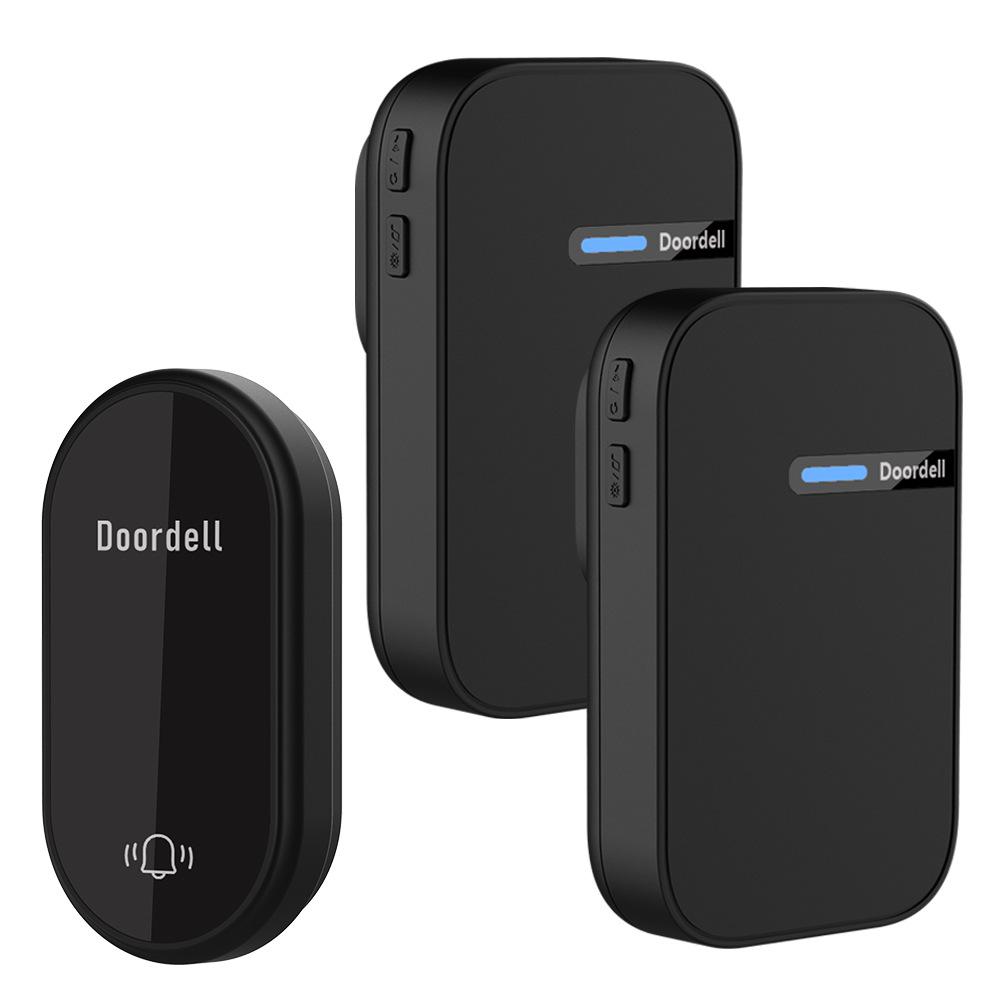 Smart Wireless Self-Powered Doorbell, Long-Range and Waterproof, Ideal for Homes and Elderly Assistance.