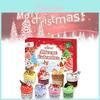 Christmas Advent Calendar 24 Days Diy Clay Cake Bucket Countdown Toy For Holiday Fun