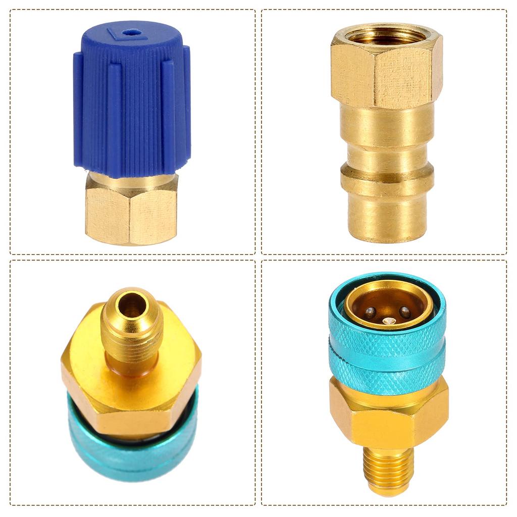 Niederdruck Schnellkuppler R1234YF auf R134A Schnelladapter R134a