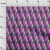 oneOone Cotton Flex Medium Blue Fabric Argyle Check Diy Clothing Quilting Fabric Print Fabric By Yard 40 Inch