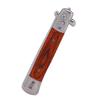 4 Colors Switchblade Spring Folding Knife Push Button Pocket Comb Oil Hair Styling