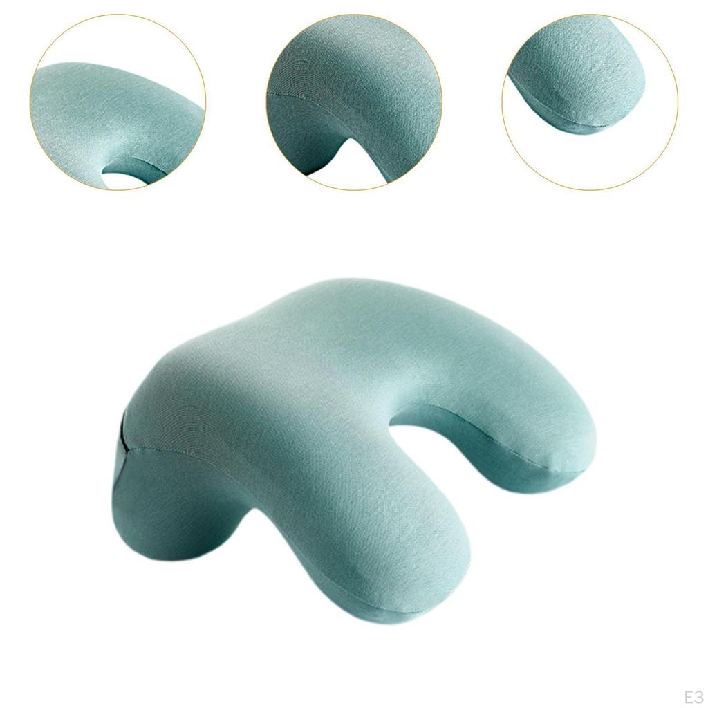 Reisekissen, Nickerchenkissen, Ultraleichtes Weiches Ergonomisches Tragbares Nickerchen-Gesichtskissen, Schlafkissen