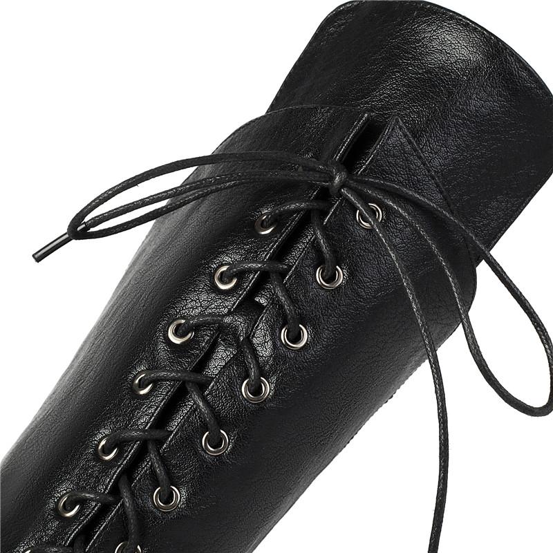 Sandali con tacco alto da donna sexy stile discoteca primavera ed estate nuovi plateau tacco sottile taglie forti bocca di pesce stivali