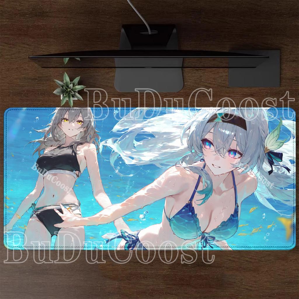 Large Gaming HSR Firefly Honkai Star Rail Mouse Pad Kawaii HD Printing Office Desk Mat Cabinet Keyboard Anime Sexy Girl Mousepad