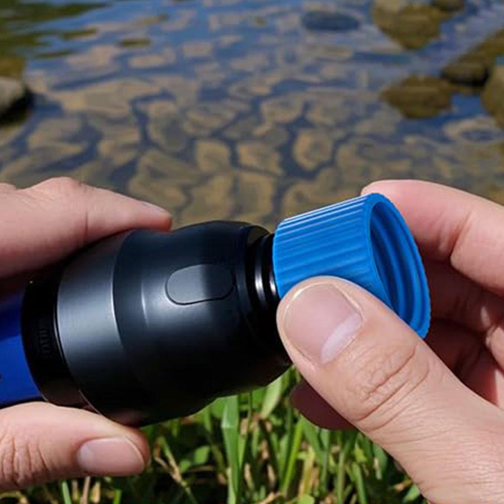 Filtration Cleaning Couplings for 28mm External Threaded Water Filters with Gasket Seals Water Filter Coupling Kit for Camping