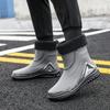 Autumn And Winter Non-slip Rain Boots For Men Warm Rain Boots, Velvet Waterproof Shoes, Kitchen Plastic Work Shoes Fishing Shoes