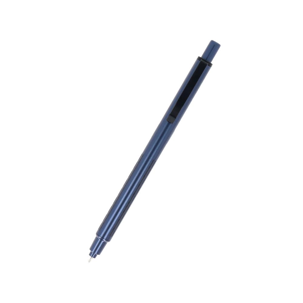 Stationery Automatic Mechanical Nokfree Metallic S4485181 Sun-Star Lead-Adjusting Pencil, Metal, Navy,