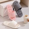 Qidashun Water-Draining Lightweight Unisex Summer Bathroom Slippers for Home