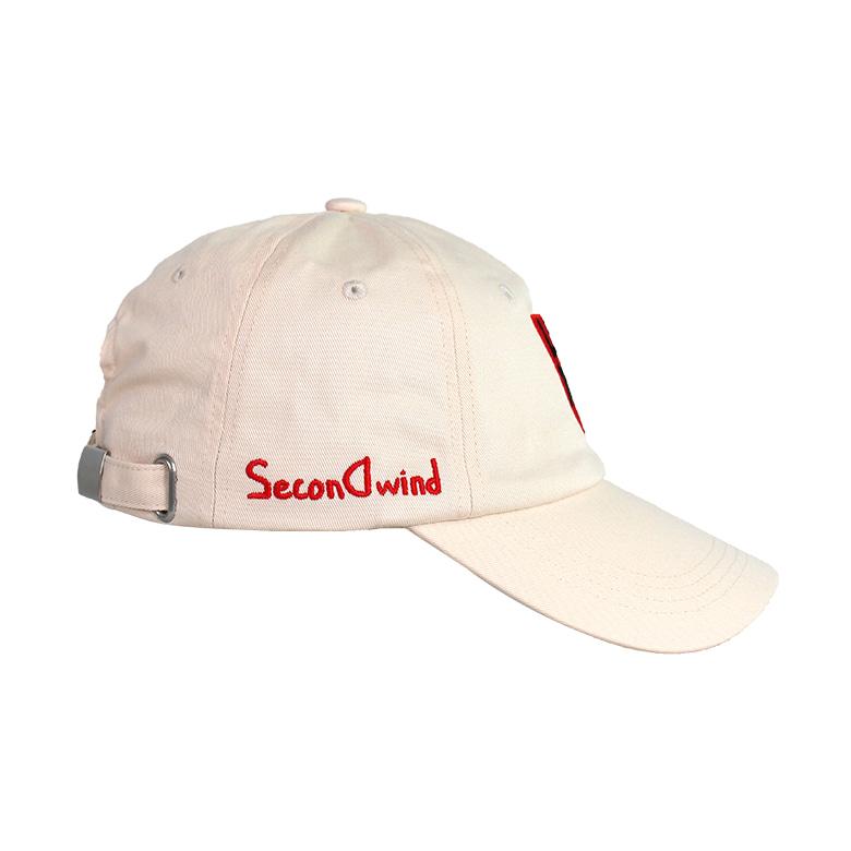 LEADRAW Heart Leaf Ball Cap_Ivory