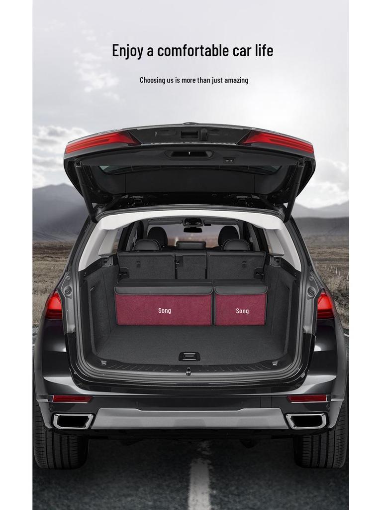 Foldable Trunk Storage Organizer for BYD Song PLUS