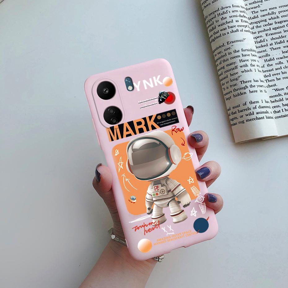 For Xiaomi POCO C65 Case Marble astronaut Design Soft Silicone Shockproof Back Cover For Xiaomi POCO C65 Bumper Phone Case Coque
