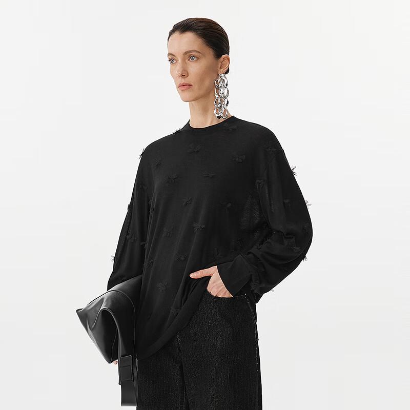 JNBY Loose Fit Wool Knit Sweater