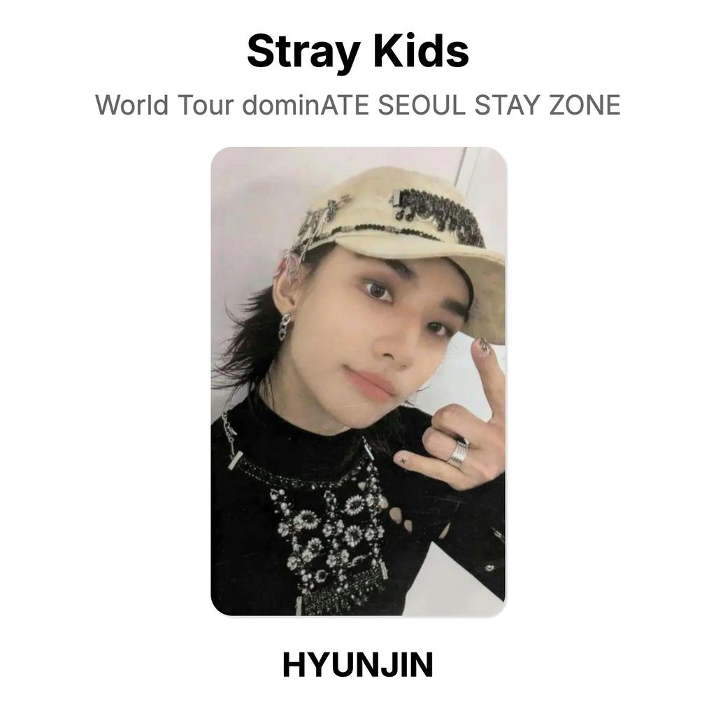 Stray Kids World Tour dominATE SEOUL STAY ZONE Official Photocard