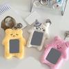 Cartoon Plush Card Holder Card Protector Card Sleeves Keychain Backpacks Decoration for Photocard Business Card Bus Card
