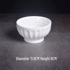 Zhishi Pure White Conical Rice & Soup Bowls
