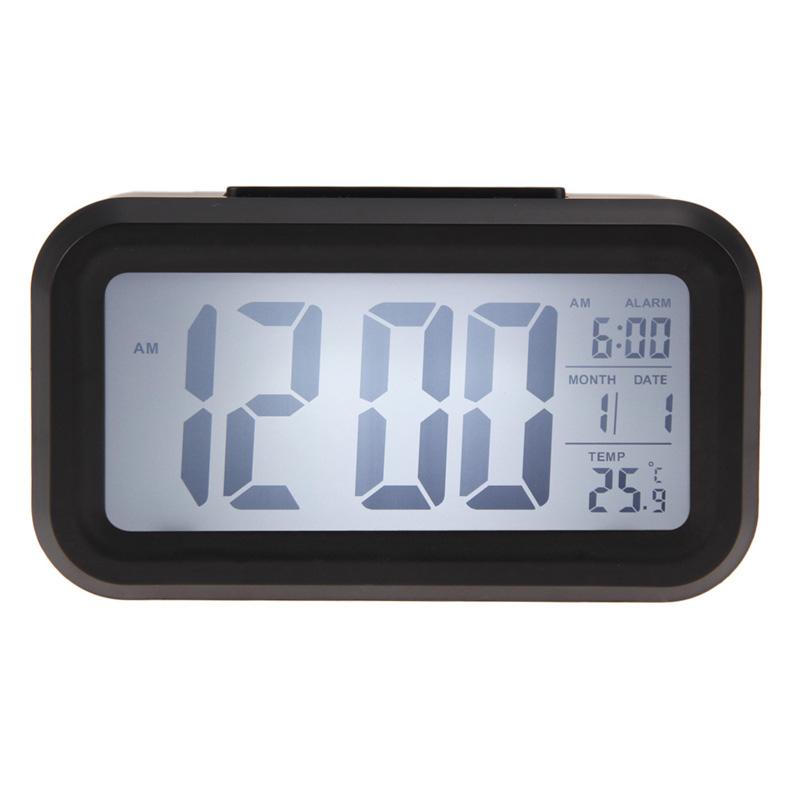 Kolorowe elektroniczne budziki, kalendarz podświetlany, termometr, zegary stołowe, cyfrowy zegarek stołowy LED do sypialni, domu