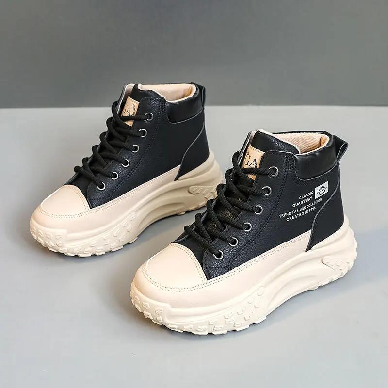 Women's Platform Sneakers Fashion High Top Casual Shoes for Women Luxury Designer Ankle Boots Women Running Shoes tenis de mujer