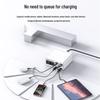 55W USB-C Multi-Port Charger - 6 Ports for Fast Charging Mobile Devices, Tablets, Laptops