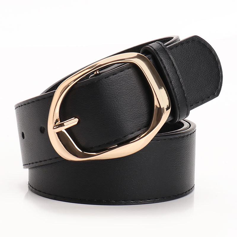 Stylish Womens Casual Buckle Belt Made Of Faux Leather With Classic Pin Closure For Work And Leisure