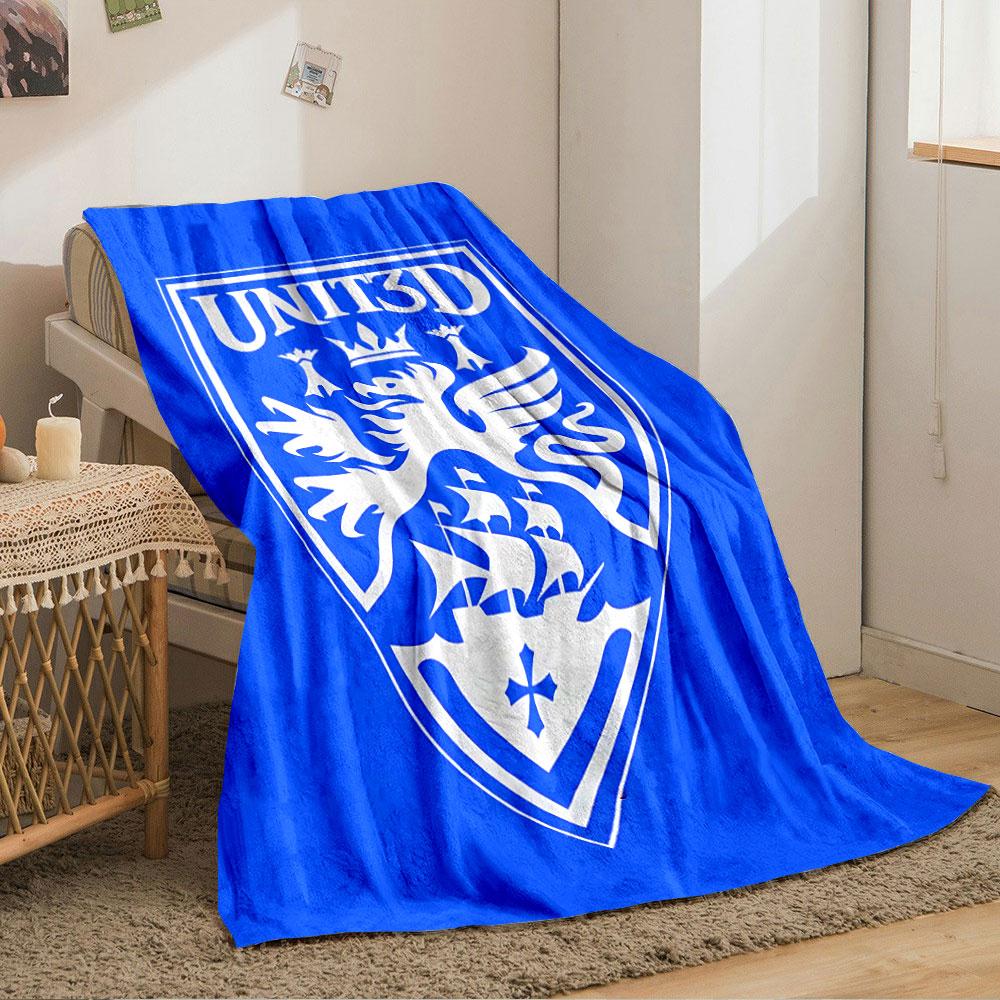 UNIT3D Blue Crest Blanket for all seasons blanket lunch break throw gift