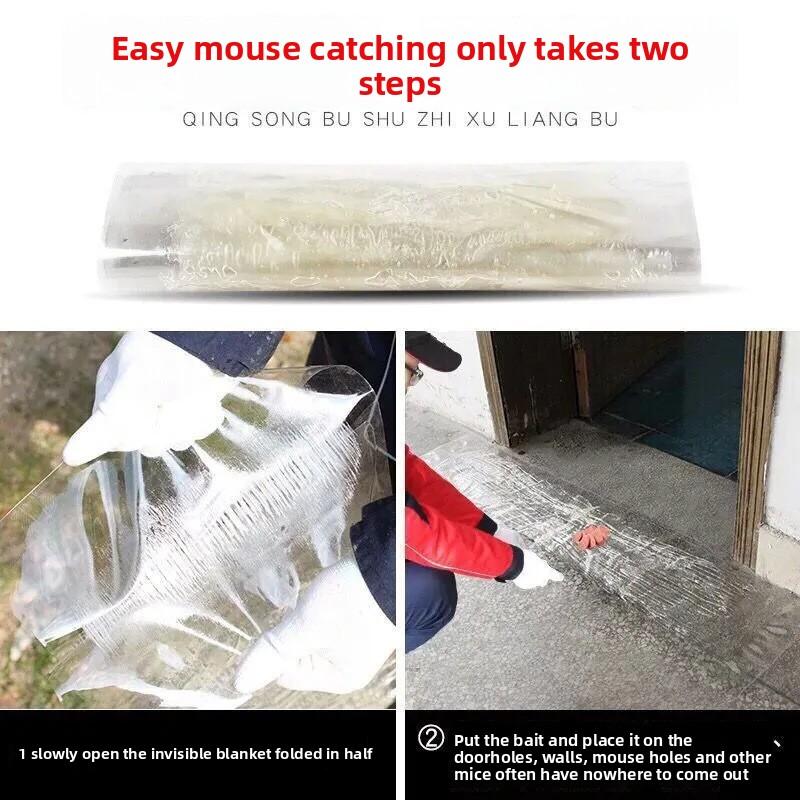 Potente Tappeto per Topi Appiccicoso di Grandi Dimensioni, Alta Viscosità Cattura Roditori Domestici