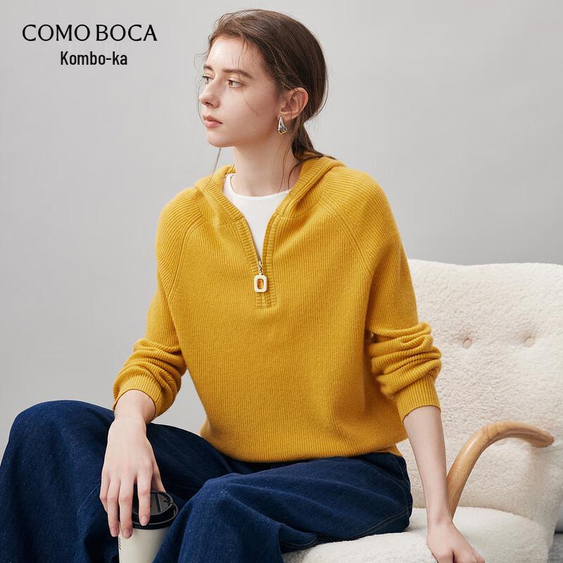 

Komonboka Women s Hooded Cashmere Knit Sweater 2XL