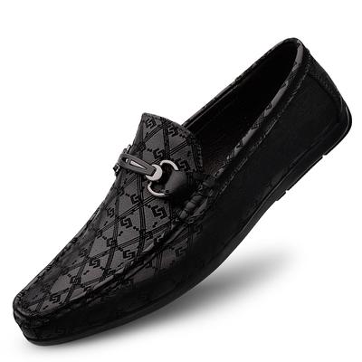 Mode Frühling Herbst Heißverkauf Herren Slipper Weichsohlige Bequeme Leichte Flache Freizeitschuhe Herren Leder Business Schuhe