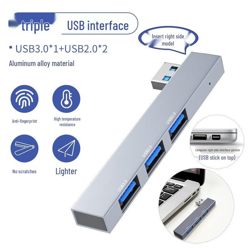 Universal USB-C Wireless Direct Plug-In Hub and Converter with USB 3.0