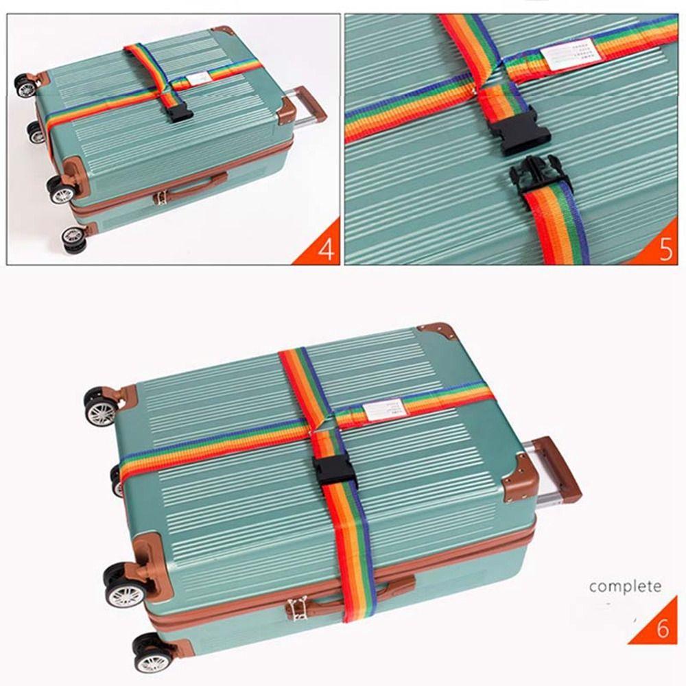 Ремни для багажа с перекрестными ремнями, упаковочная лента, крепление для тележек, ремень с пряжкой для чемоданов