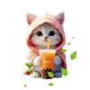 Car , Clip On Aroma Holder, Cardigan, Cute Cat Aroma , Air Purifier,