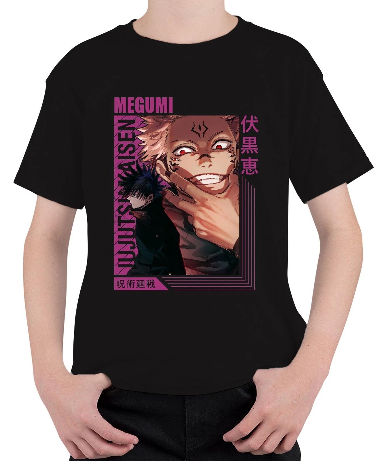 Jujutsu Kaisen Sukuna Megumi Anime Ästhetik Fluch düster Geschenk Unisex Kinder M