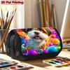 1pc Schnauzer-Themed Double-Layer Pencil Case Featuring a Multi-Layer Flip Cover Design, a Storage Compartment, And a Zipper Closure, Perfect for Use