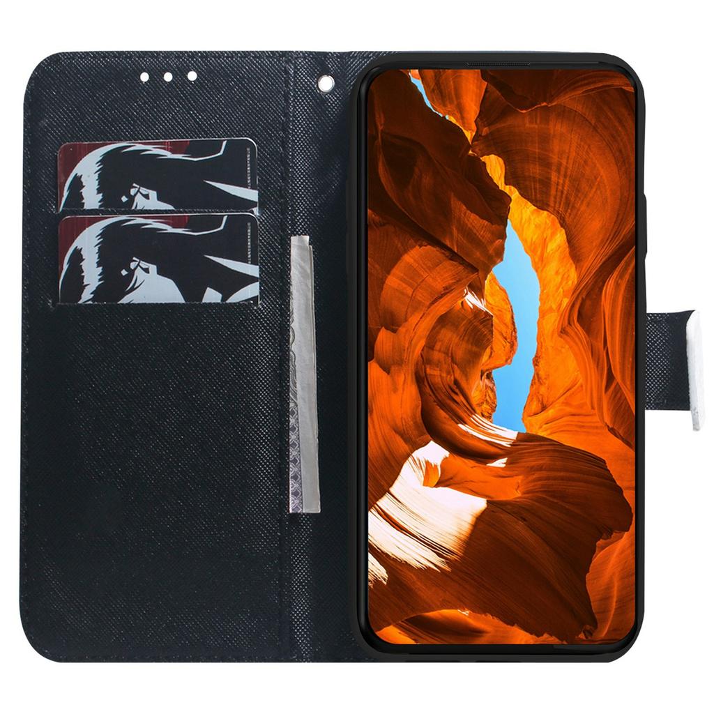 Für Xiaomi Redmi A5 4G (171,7 mm)/Poco C71 4G Brieftasche Hülle Musterdruck Leder Handyhülle